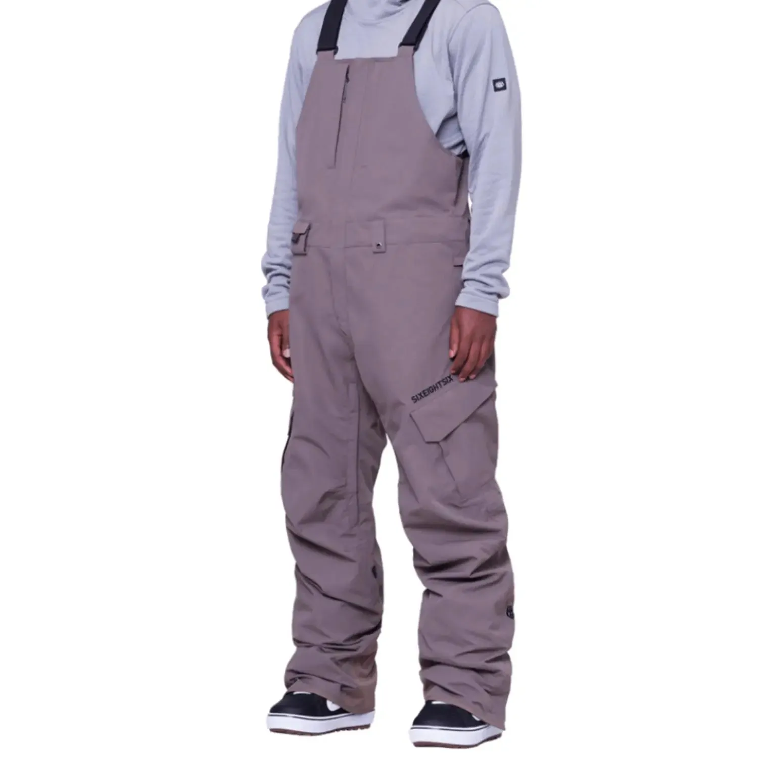 686 Smarty 3-In-1 Cargo Bib Snow Pants - Tobacco