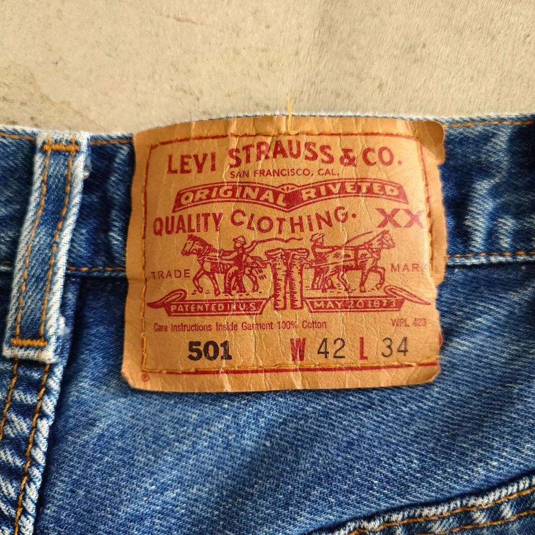 90年代　リーバイス501　アメリカ製　Levi's 501 W42 L34