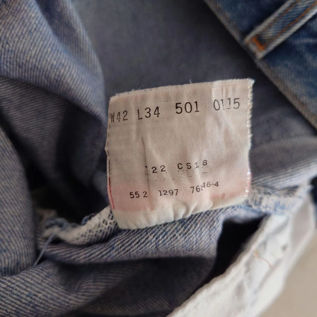 90年代　リーバイス501　アメリカ製　Levi's 501 W42 L34
