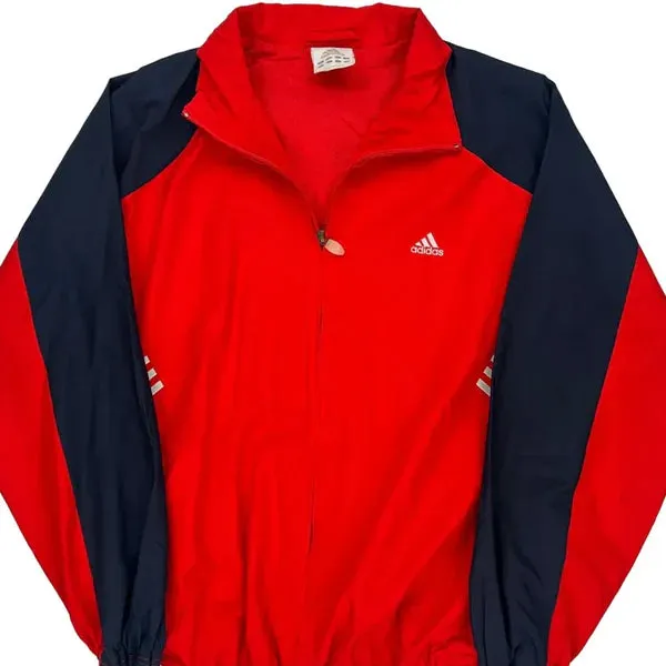 Adidas Jacket - Large Red Polyester