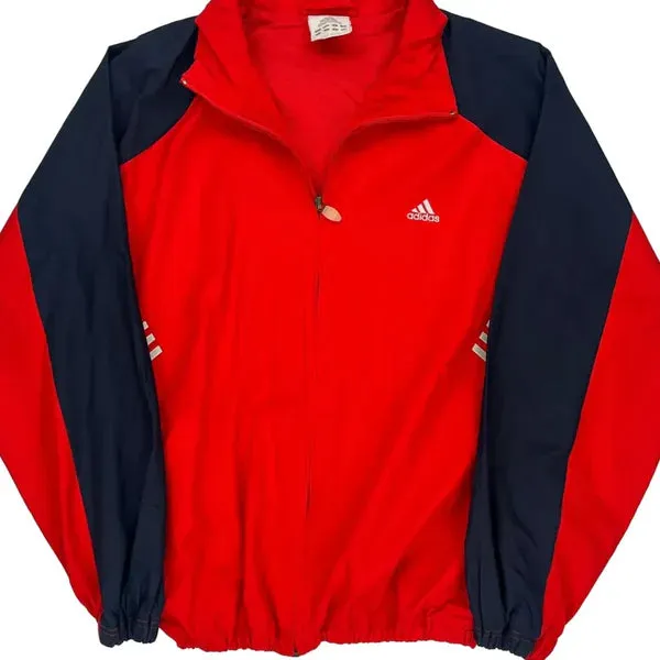 Adidas Jacket - Large Red Polyester