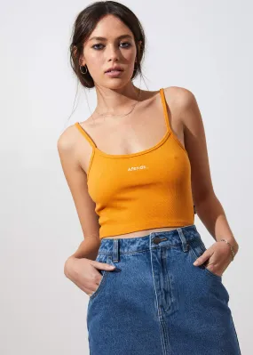 Afends Womens Brittany - Singlet - Yam