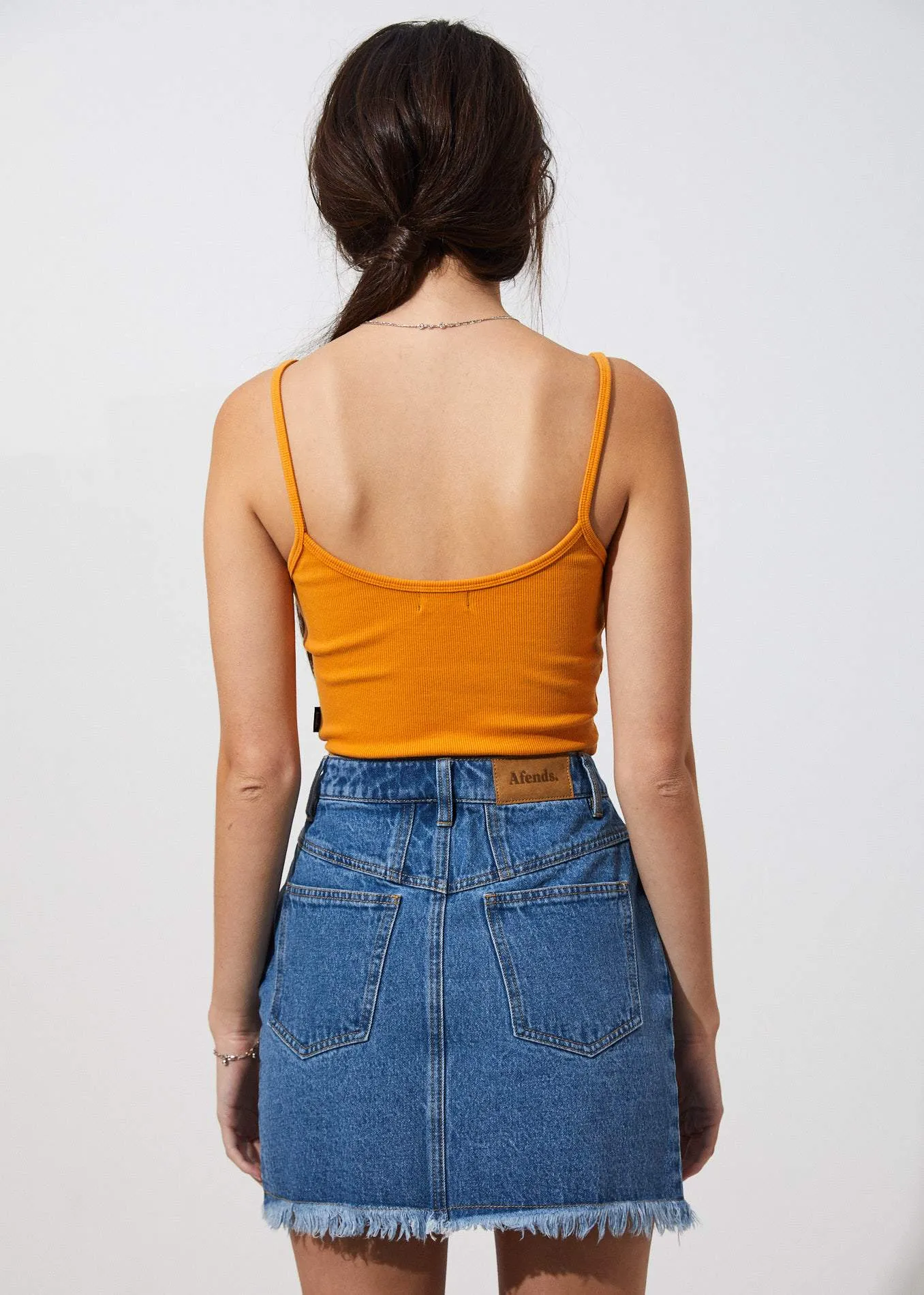 Afends Womens Brittany - Singlet - Yam
