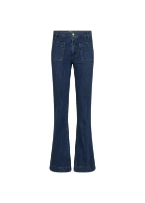 Ann Charlotte Jeans Wash Middark Nottingham - Denim Blue