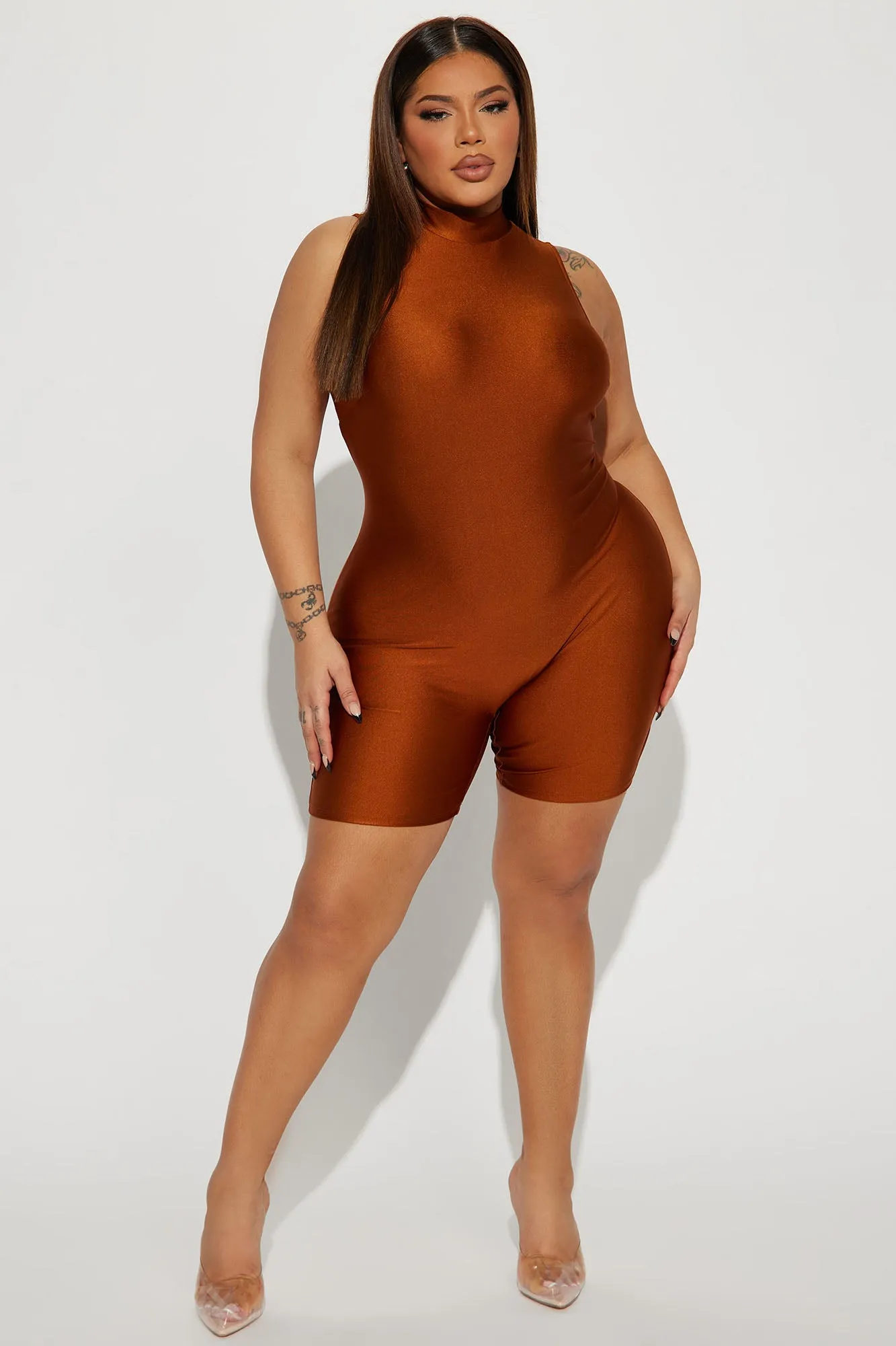 Aria Romper - Mocha