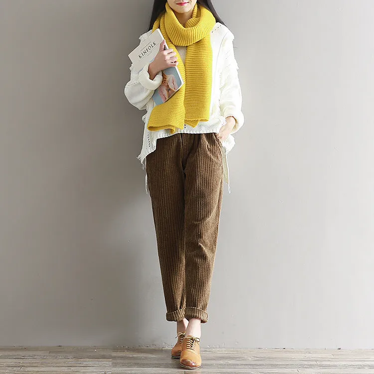 Autumn And Winter Loose Casual Trousers