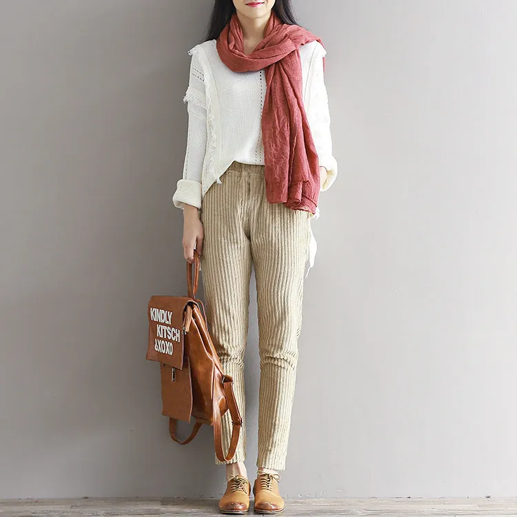 Autumn And Winter Loose Casual Trousers