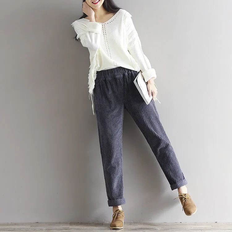 Autumn And Winter Loose Casual Trousers