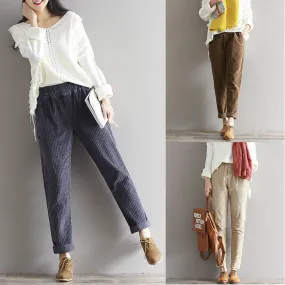 Autumn And Winter Loose Casual Trousers
