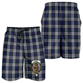 Baird Dress Tartan Mens Shorts with Family Crest