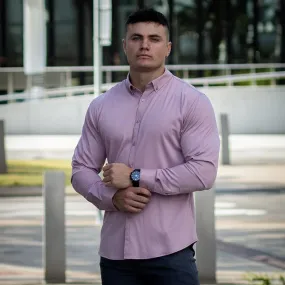 Bamboo Satin Stretch Shirt - Dusk