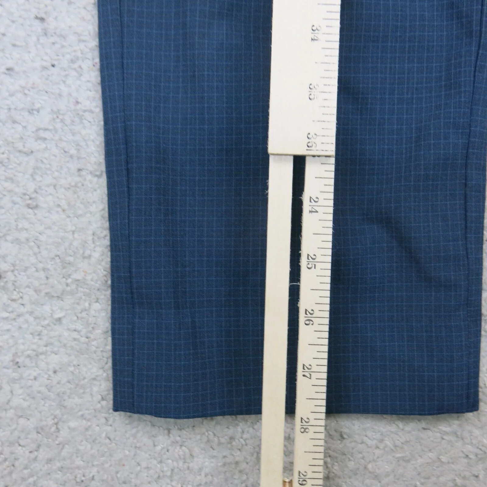 Banana Republic Mens Chino Pant Slim Fit Mid Rise Slash Pocket Blue Size 31X32