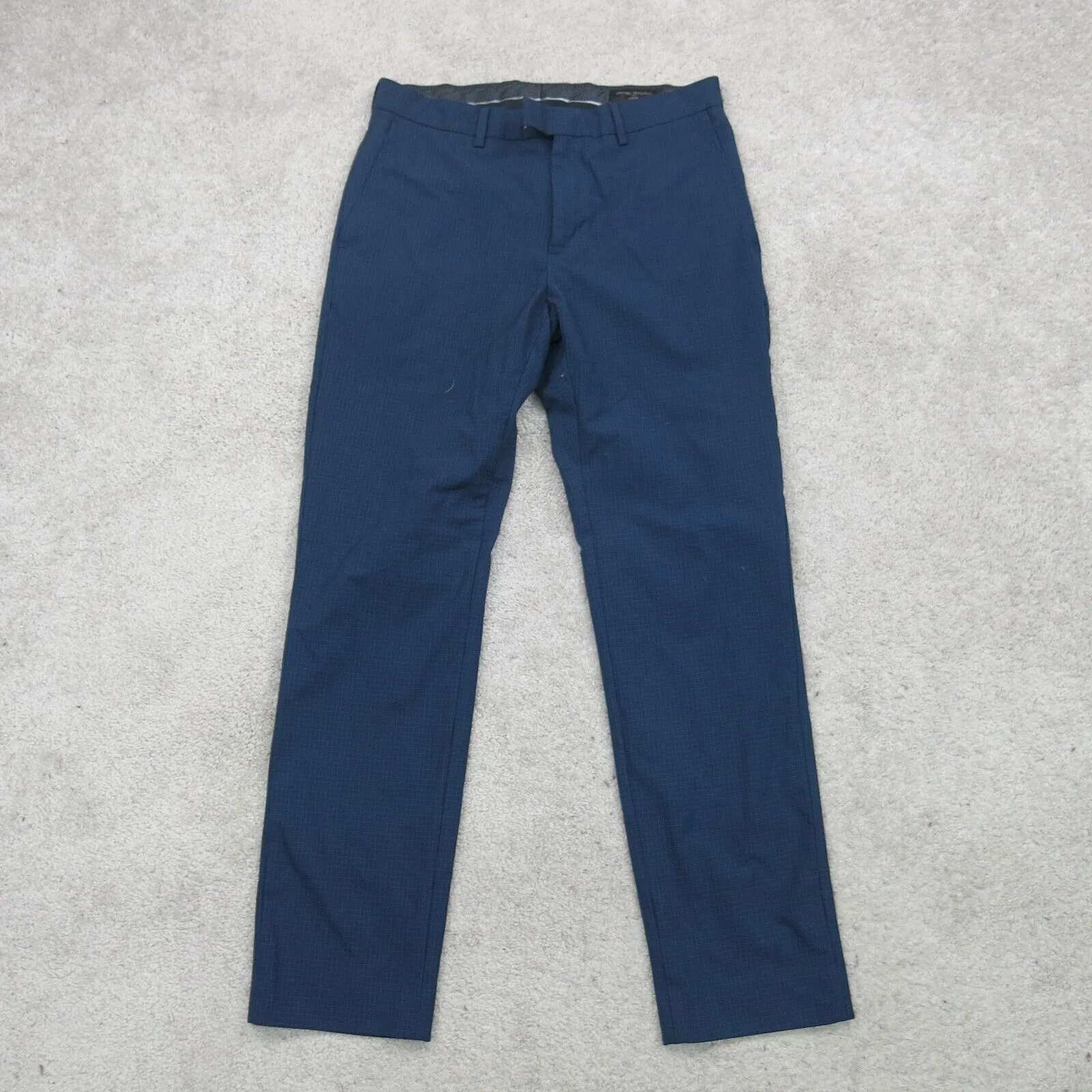 Banana Republic Mens Chino Pant Slim Fit Mid Rise Slash Pocket Blue Size 31X32