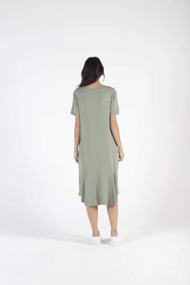 BETTY BASICS - Camden Dress Black/Avocado