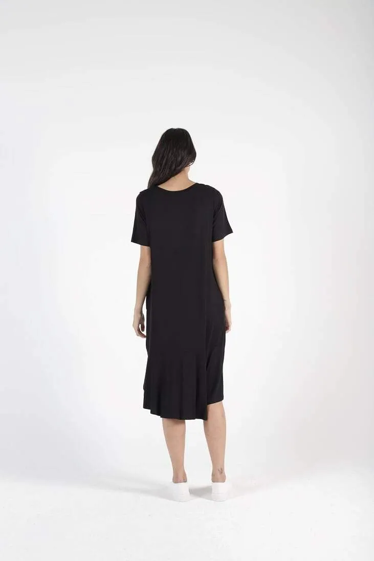 BETTY BASICS - Camden Dress Black/Avocado
