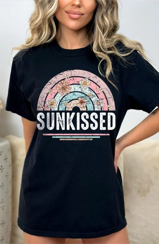 Black Sunkissed Graphic Tee