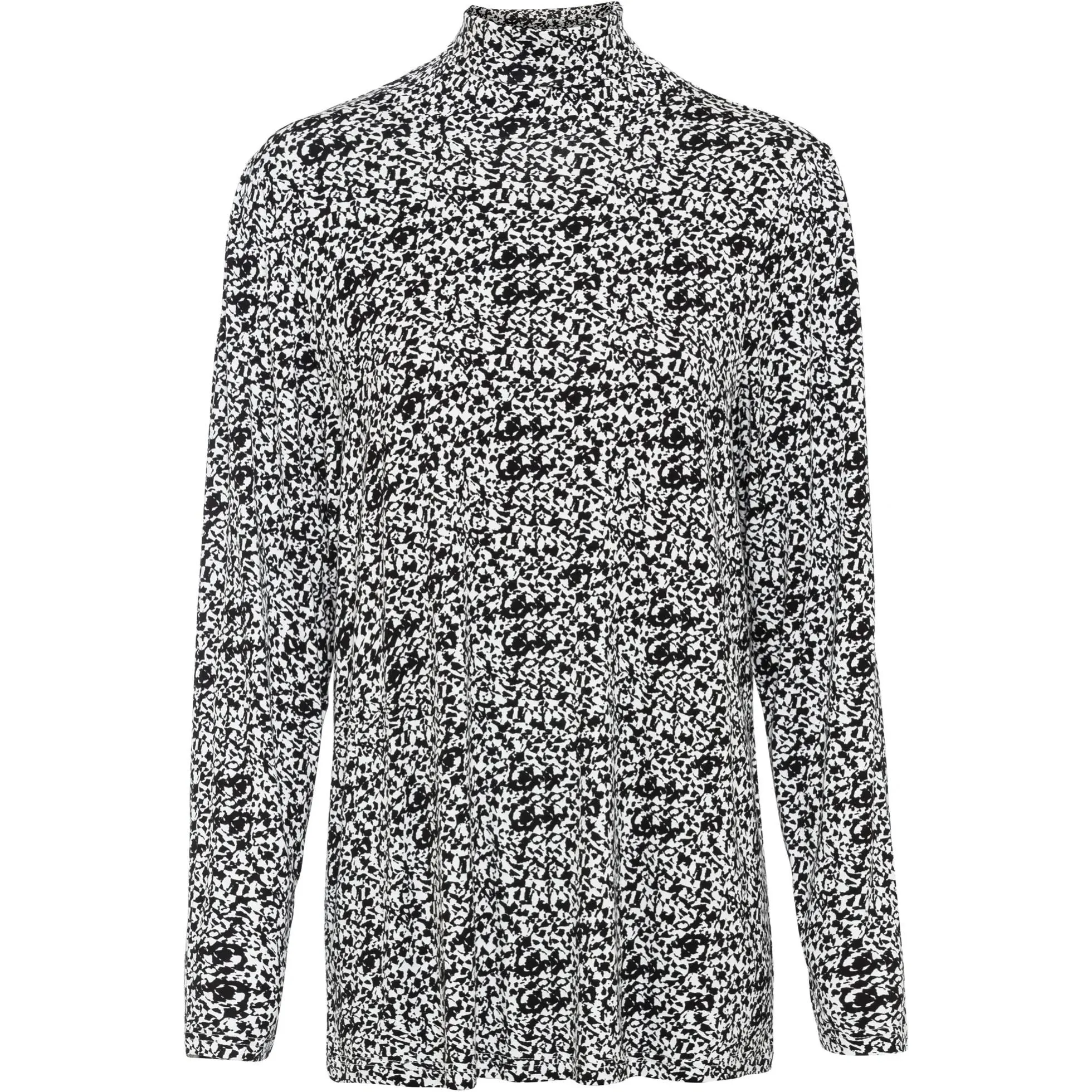 Bodyflirt Black Lyocell Turtleneck Blouse