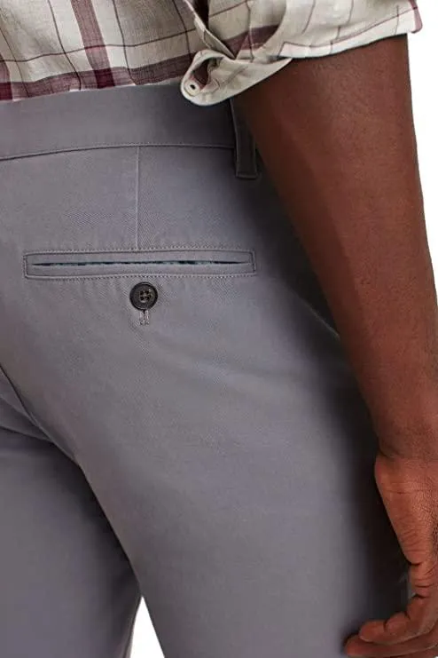 Bonobos Men's  Graphites 42W x 32L Slim Stretch Washed Chino 2.0 Pants