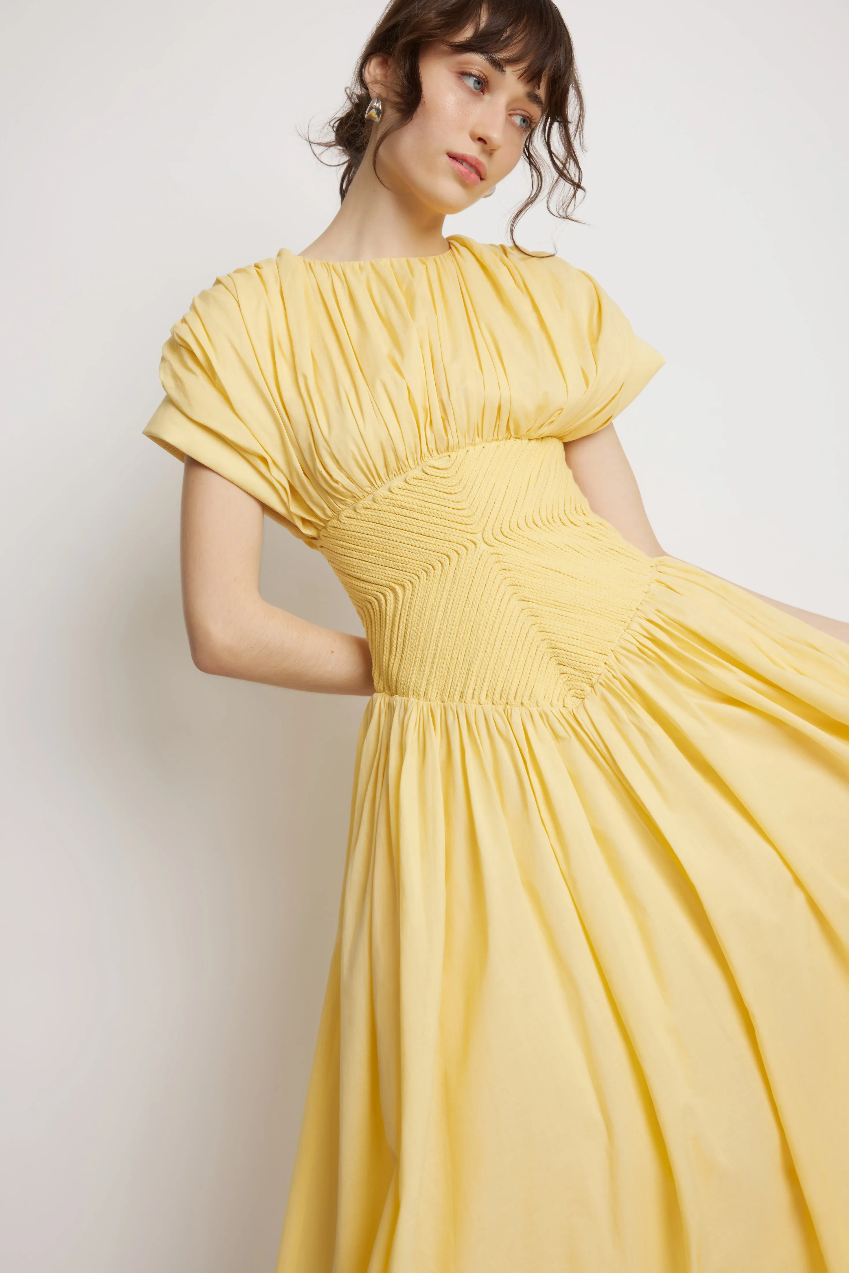 Bremen Rope Midi Dress - Italian Straw