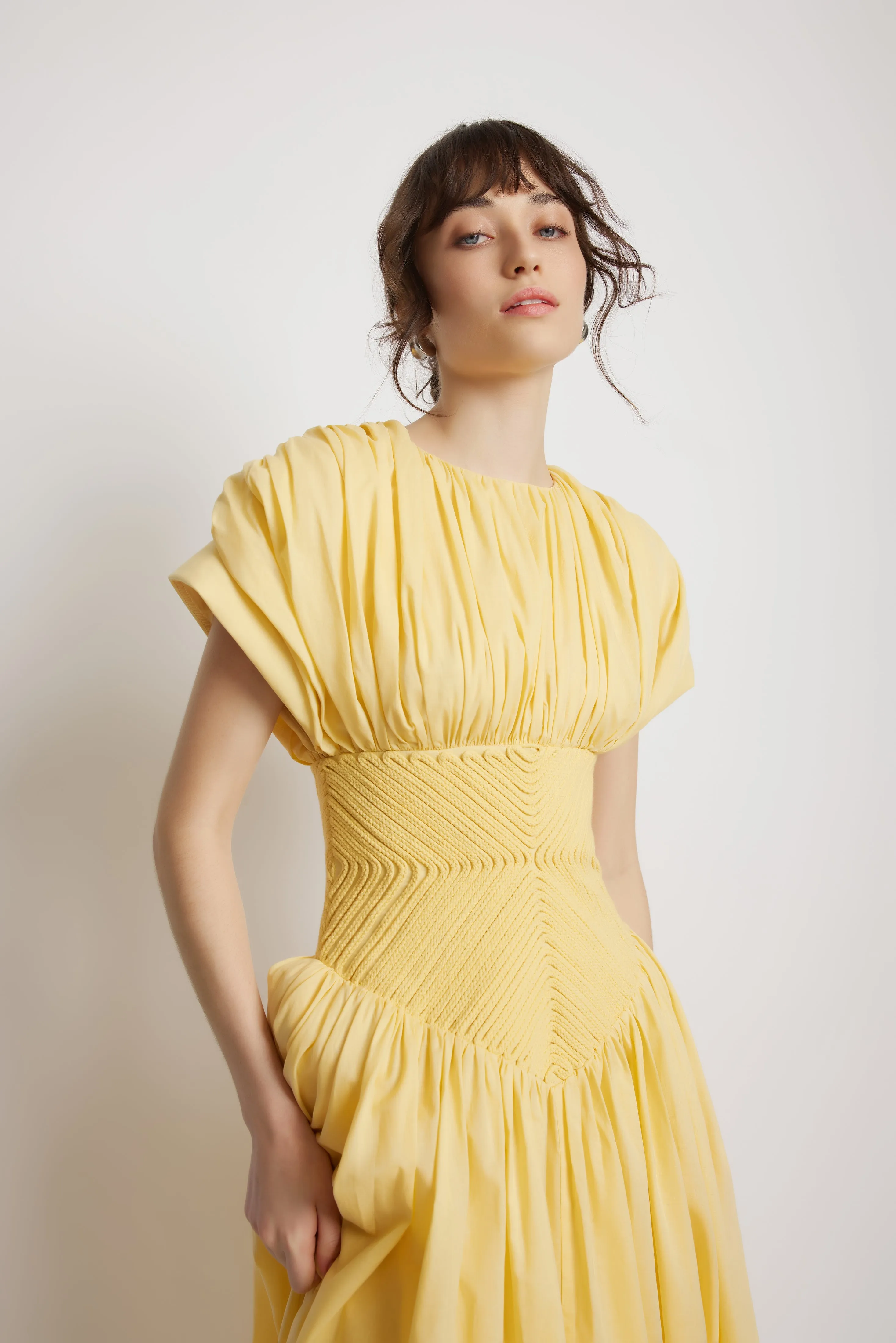Bremen Rope Midi Dress - Italian Straw
