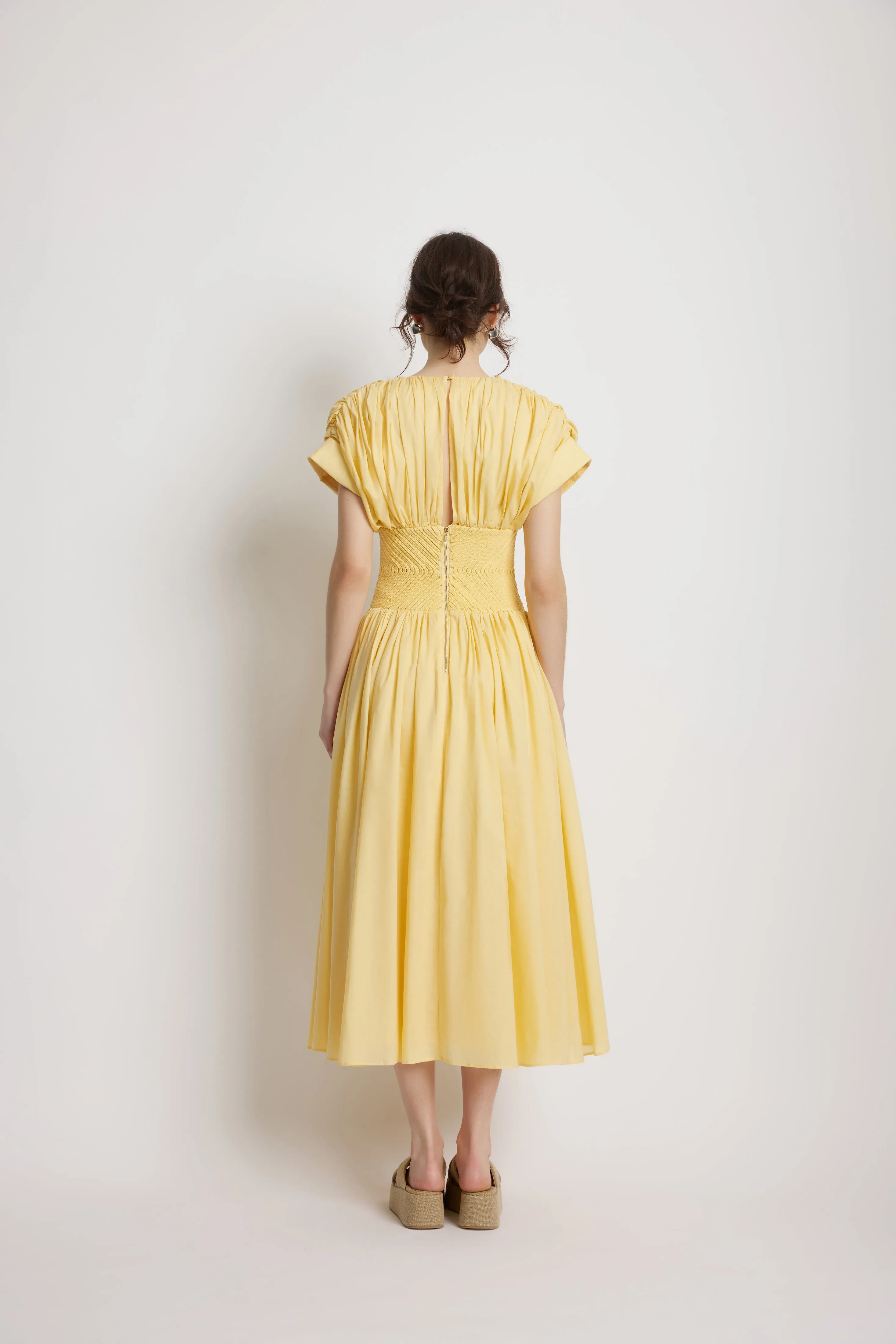 Bremen Rope Midi Dress - Italian Straw