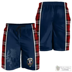 Brodie Dress Tartan Men's Shorts with Family Crest and Scottish Thistle Vibes Sport Style