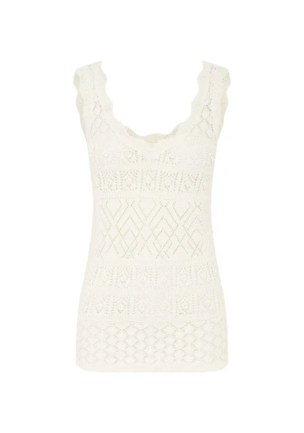 Bruna Pointelle Top