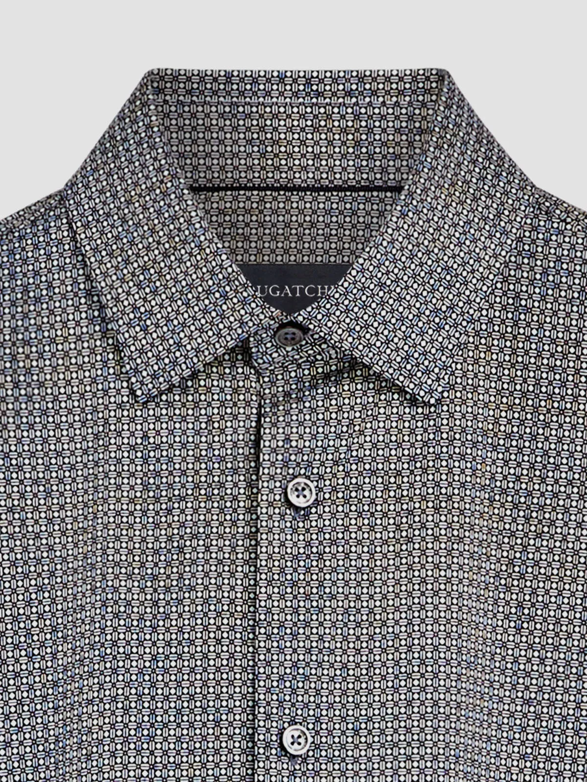 Bugatchi James Mosaic Print OoohCotton Shirt