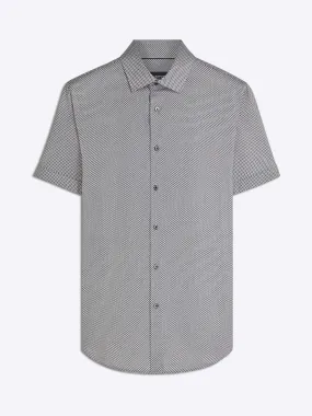Bugatchi - Short Sleeve Modern Fit Shirt - OOOHCotton Tech - 8 way Stretch - BF9031F40