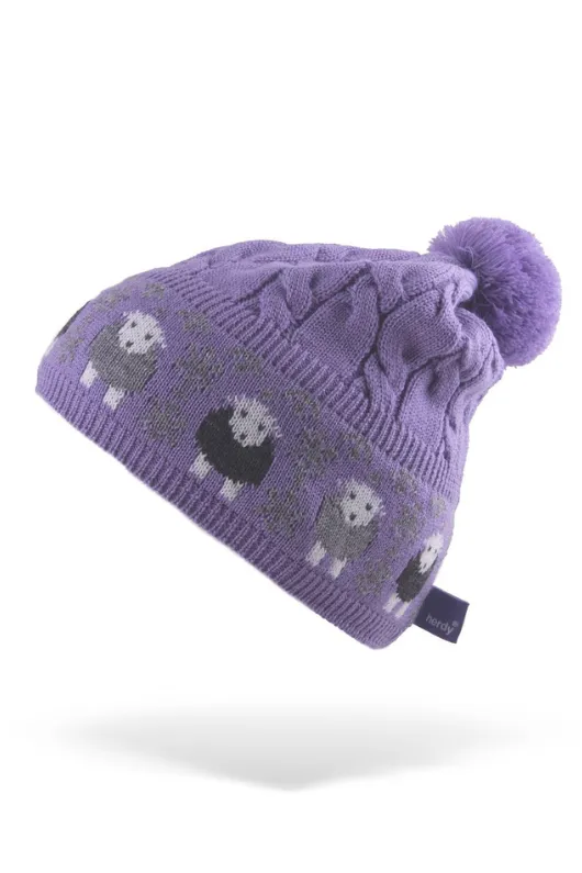 Cable Knit Bobble Hat