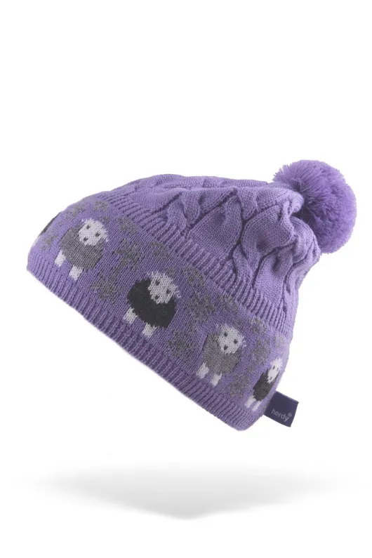 Cable Knit Bobble Hat