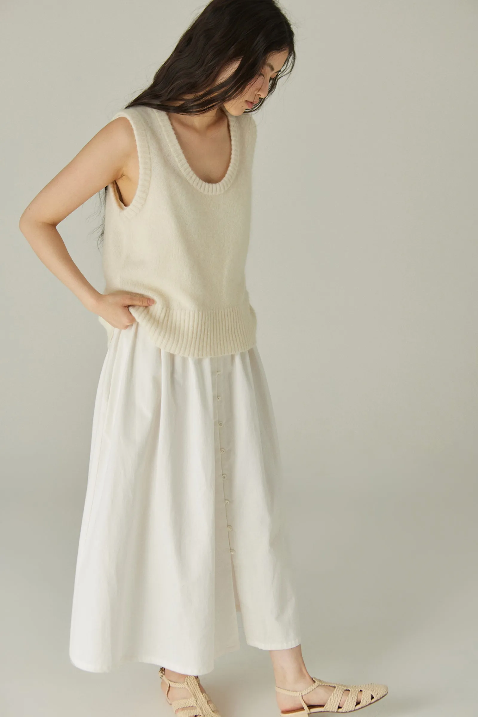 Canopy Dress -- Brushed Organic Cotton