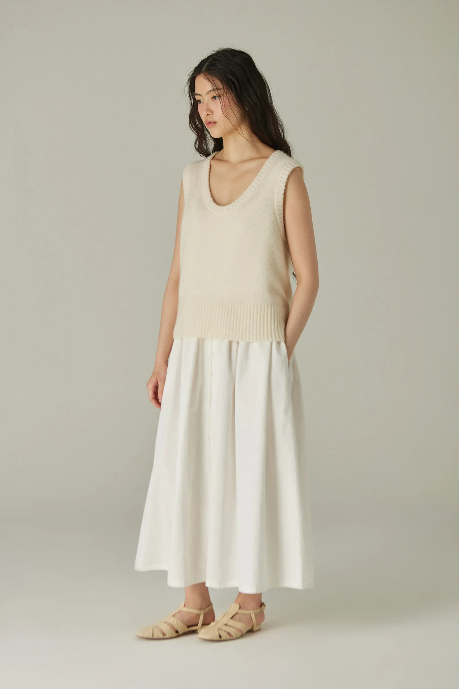 Canopy Dress -- Brushed Organic Cotton
