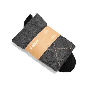 Charcoal Argyle - 5 pack