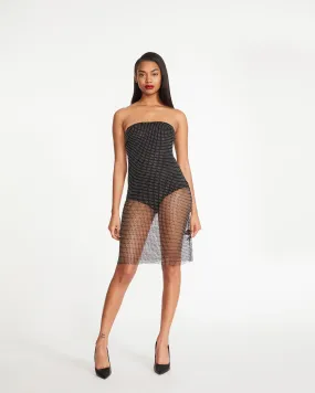 CHARLIZE DRESS BLACK MULTI