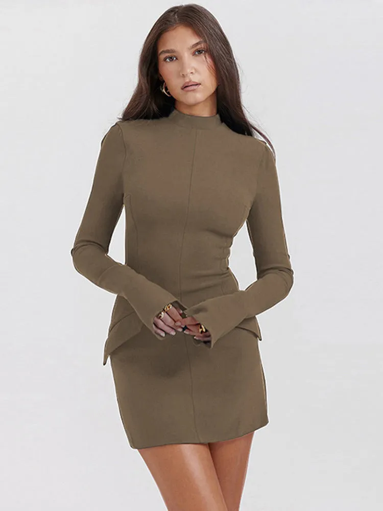 Cheryl Two Pocket Sexy Mini Dress