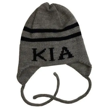 Classic Name & Stripes Personalized Knit Hat