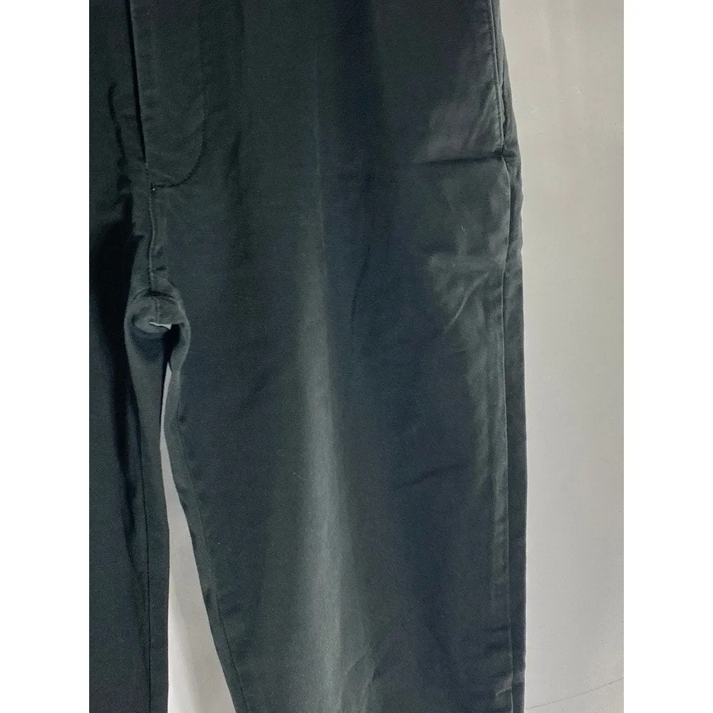 CLUB MONACO Men's Black Solid Modern Slim-Fit Conner Chino Pant SZ 33x32