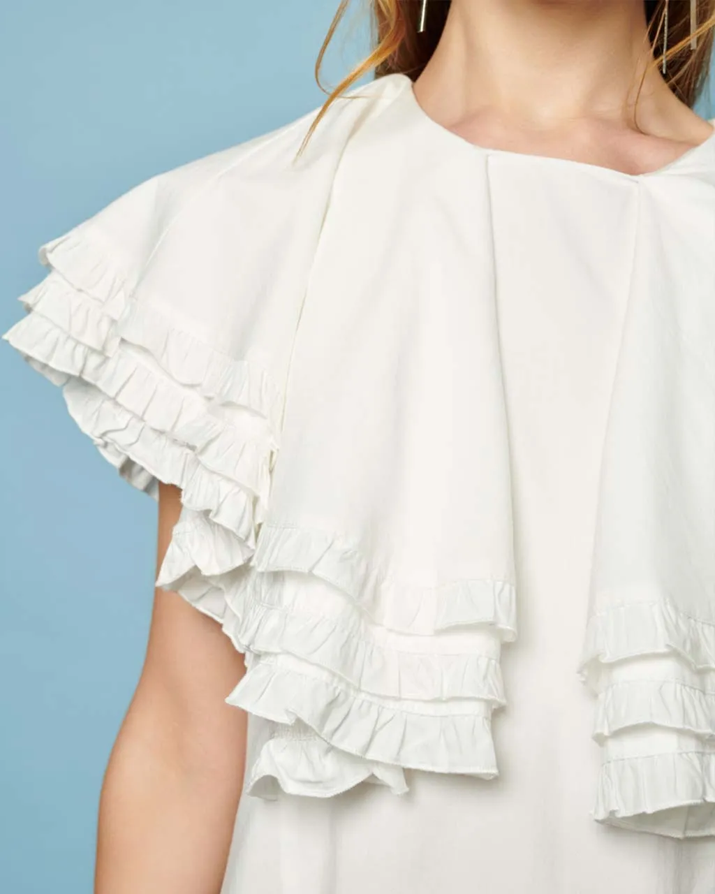 Collie Mini Dress - Pearled Ivory