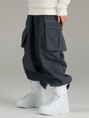 Cool Baggy Pants Soft Shell Ski Trousers for Girls