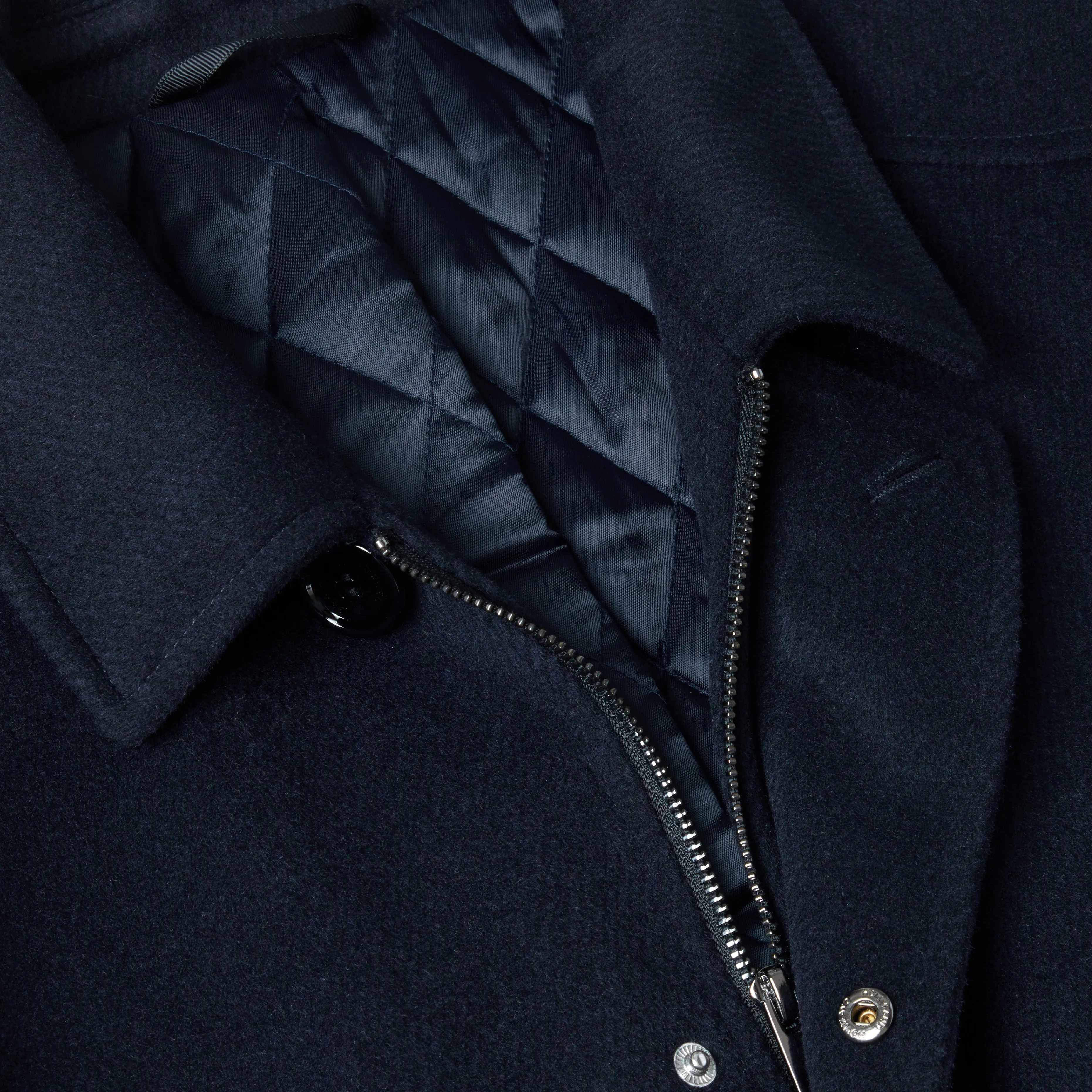 Daniel Grahame 90426 79 Navy Brogan Overcoat