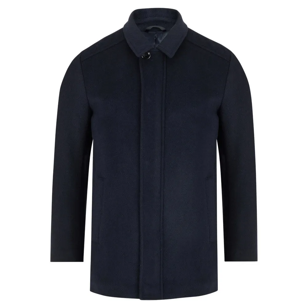 Daniel Grahame 90426 79 Navy Brogan Overcoat