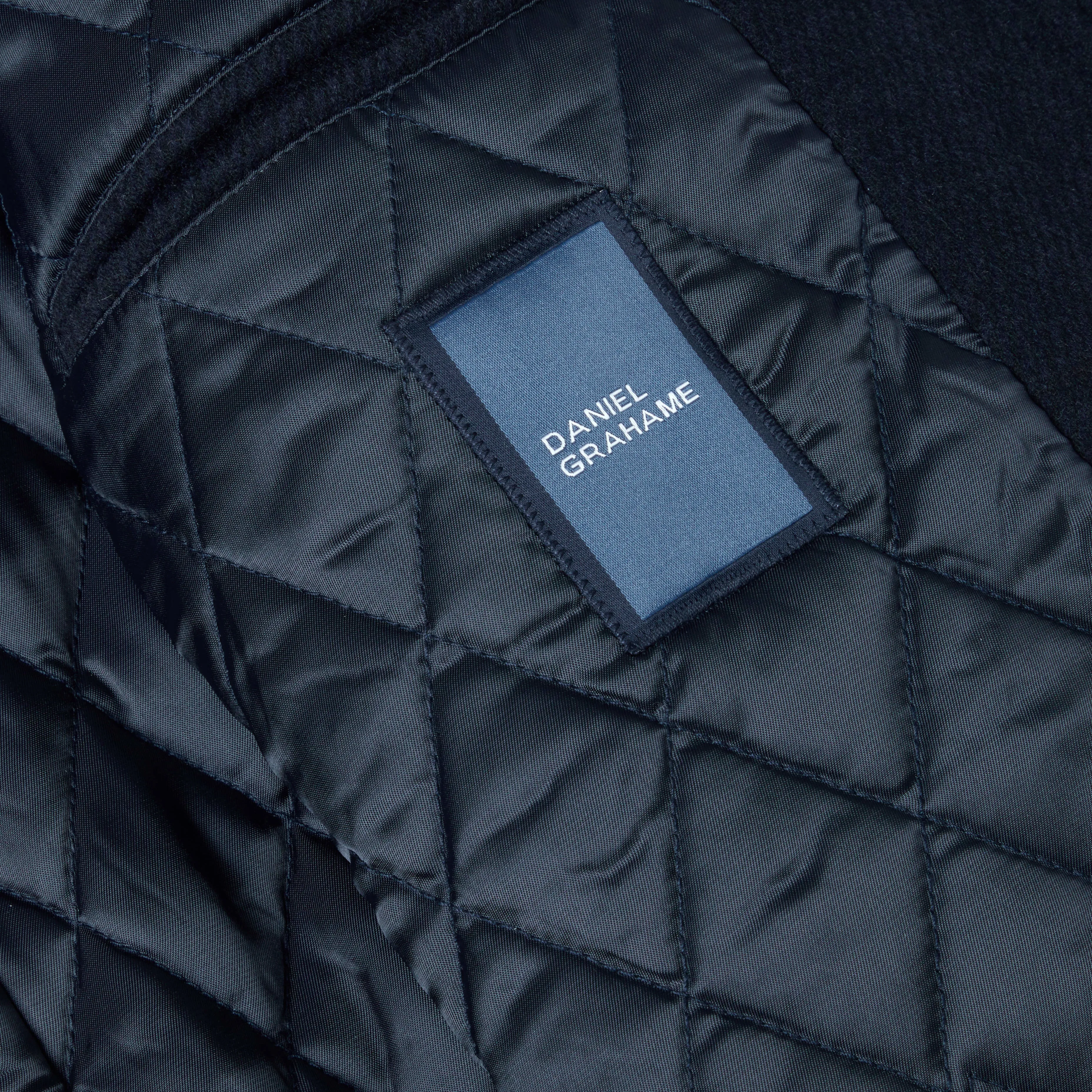 Daniel Grahame 90426 79 Navy Brogan Overcoat