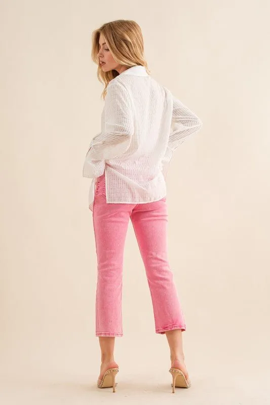 Denim Jeans with Rhinestone