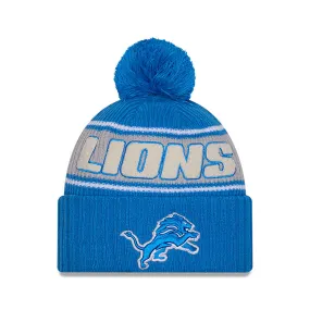 Detroit Lions New Era 2024 Sideline Sport Cuffed Knit Hat with Toque