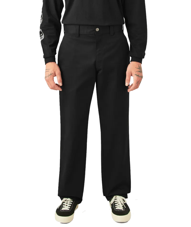 Dickies x Spitfire Regular Fit Pant W/ Flannel Cuff - Black