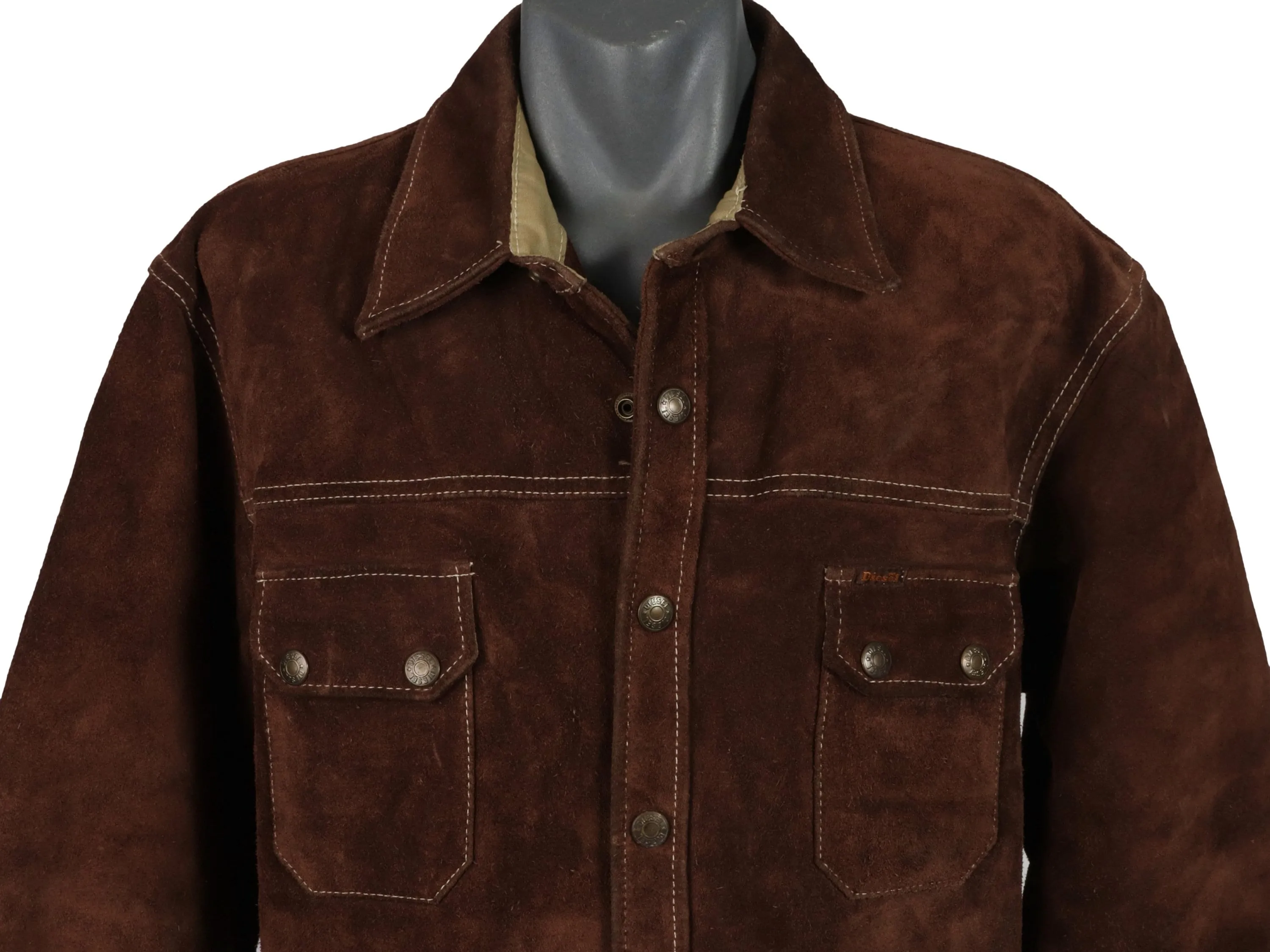 Diesel Vintage Suede Leather Jacket/Size M