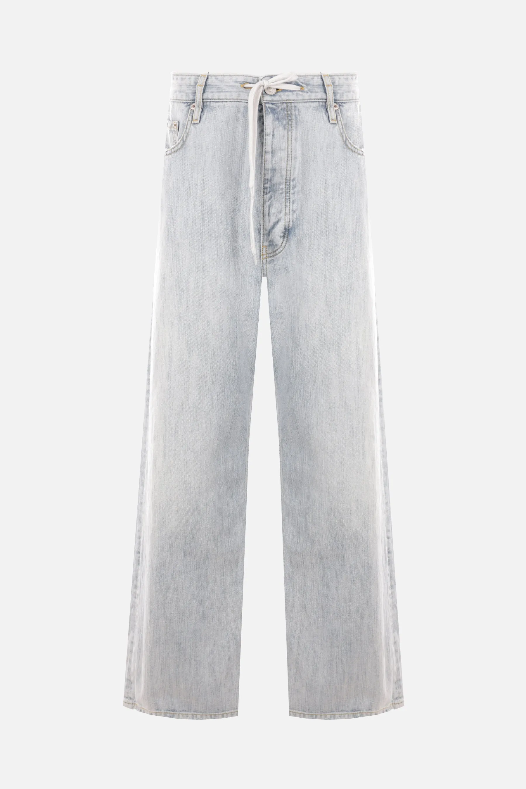 Distressed Baggy Denim Jeans