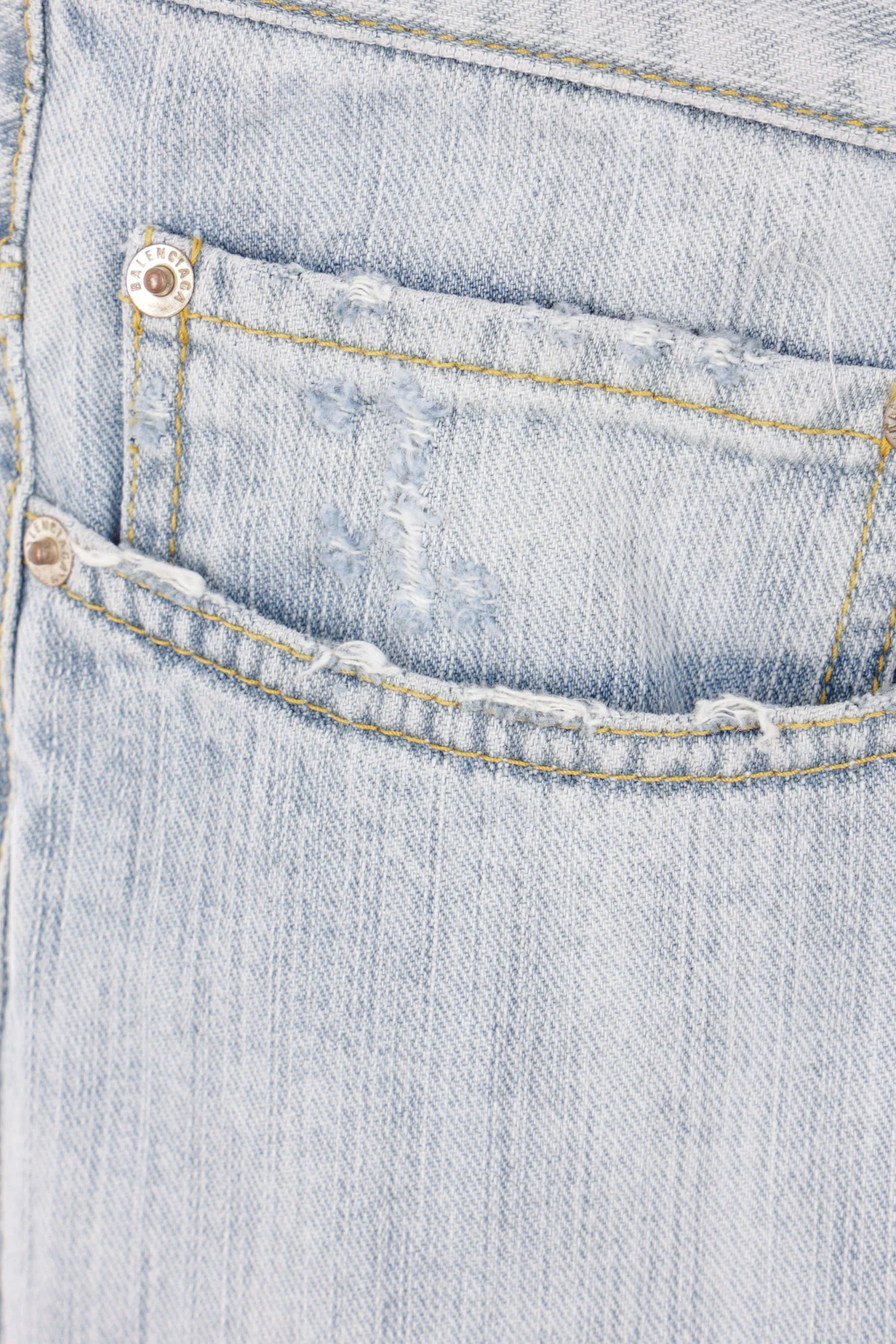 Distressed Baggy Denim Jeans