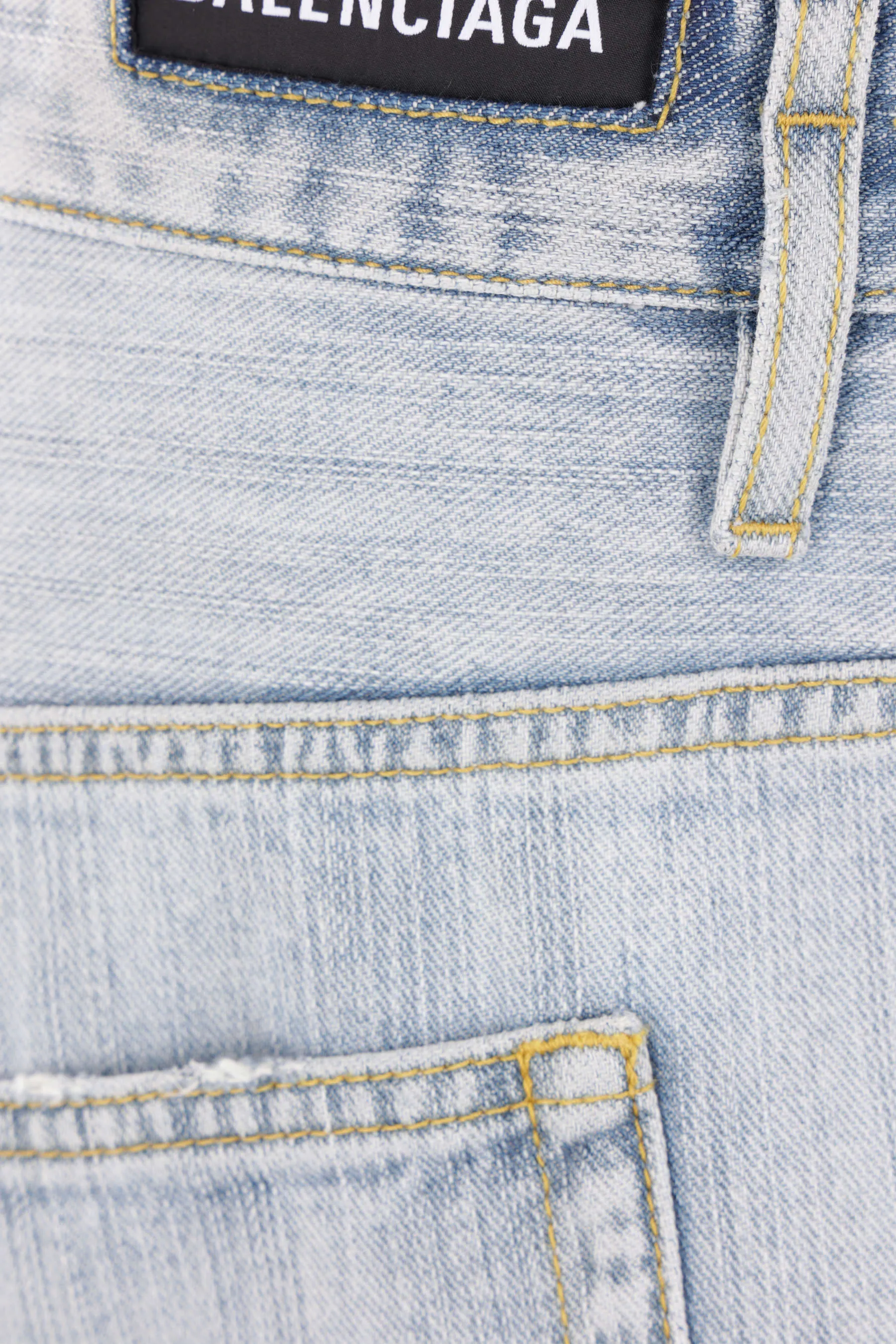 Distressed Baggy Denim Jeans